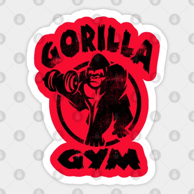 GORILLA GYM Sticker by MuscleTeez